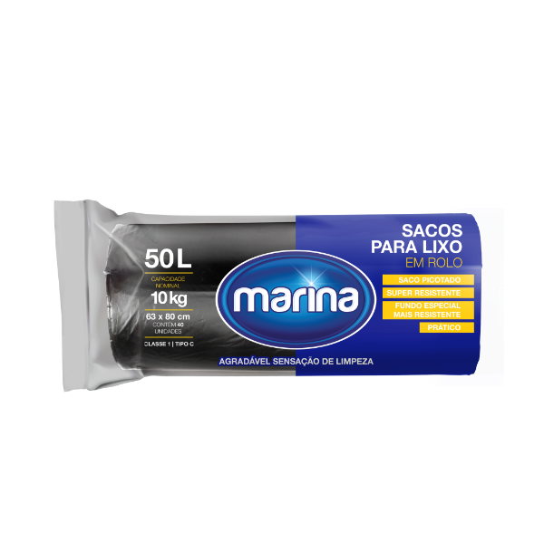 SACO P/ LIXO MARINA 50L