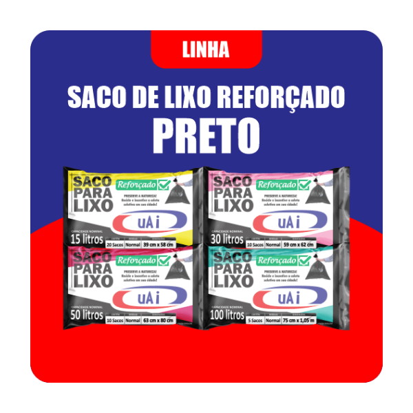 SACO PARA LIXO UAI 30L C/10
