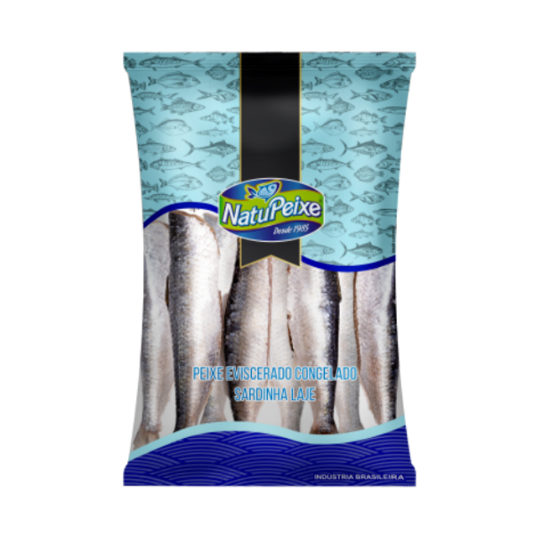 SARDINHA LAJE INTEIRA NATUPEIXE S/CABEÇA KG