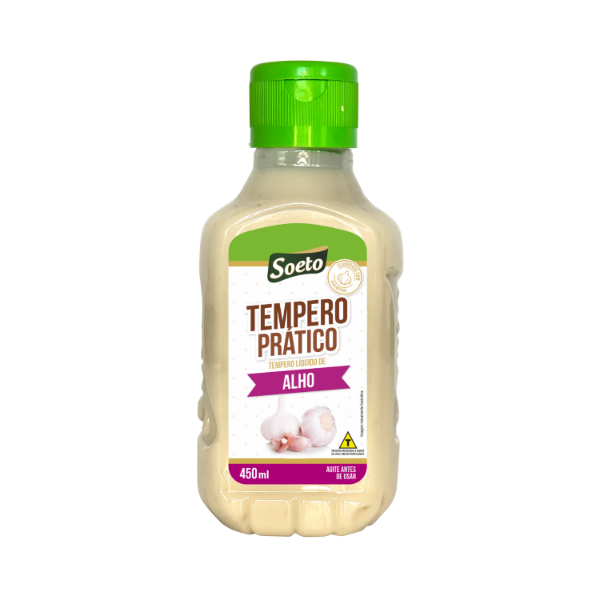 TEMPERO PRATICO SOETO 450ML ALHO