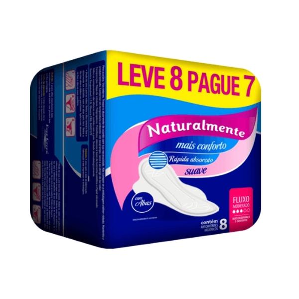 ABSORVENTE NATURALMENTE GEL MAIS C/ABAS