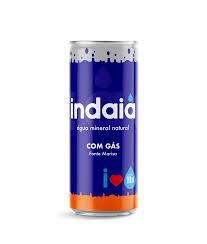 AGUA MINERAL INDAIA COM GAS LATA 269ML