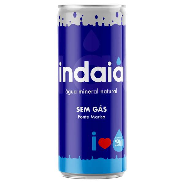 AGUA MINERAL INDAIA SEM GAS LATA 269ML