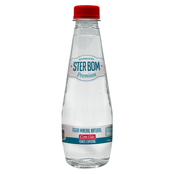 AGUA MINERAL STER BOM COM GAS PREM 300ML
