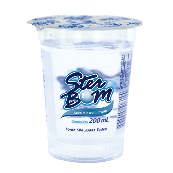 AGUA MINERAL STER BOM SEM GAS COPO 200ML