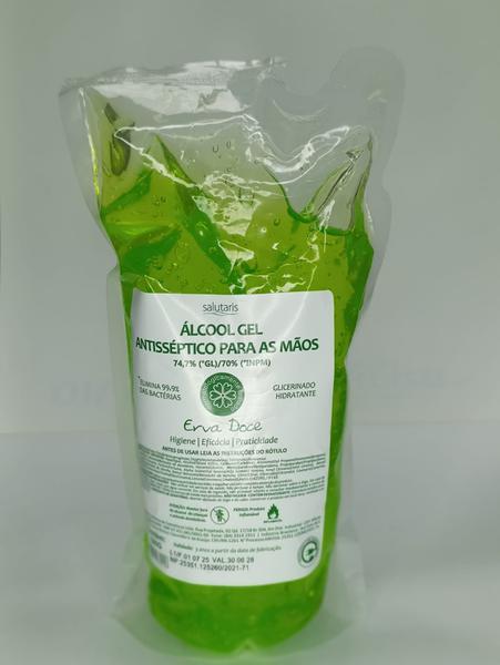 ALCOOL GEL PARA AS MAO SACHET HIGIA ERVA