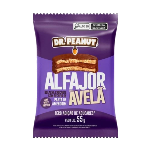 ALFAJOR DR PEANUT AVELA 55G