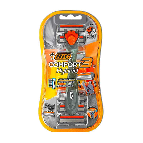 APARELHO DE BAR BIC COMFORT 3 HYBRID 1UN
