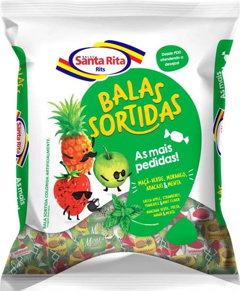 BALA  AS MAIS PEDIDAS SANTA RITA 600G
