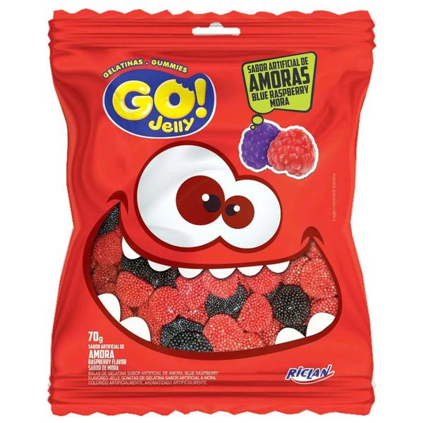 BALA GELATINA GO JELLY AMORA 12X70G