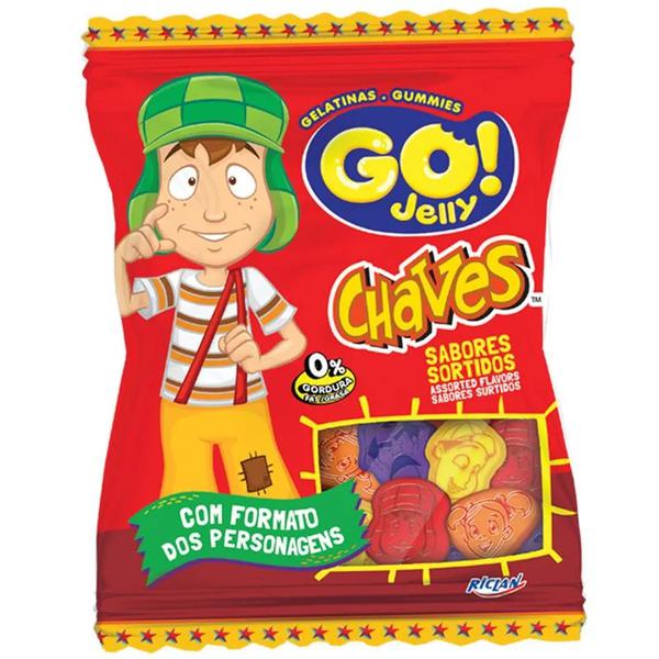 BALA GELATINA GO JELLY CHAVES 12X70G