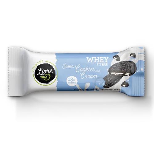 BARRA PROT WHEY FIT COOKIES LIVRE D 40G