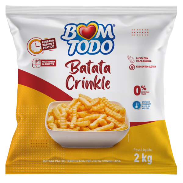 BATATA PALITO CRINKLE CONG BOM TODO 2KG