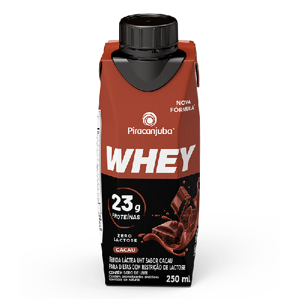 BEB LACTEA WHEY CACAU PIRAC 250ML