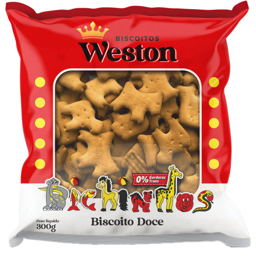 BISCOITO BICHINHOS WESTON 333G
