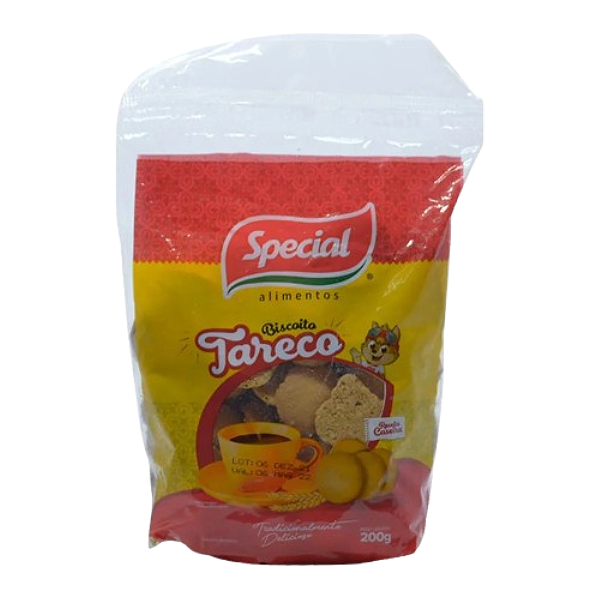 BISCOITO TARECO TROPICAL MASSAS 200G