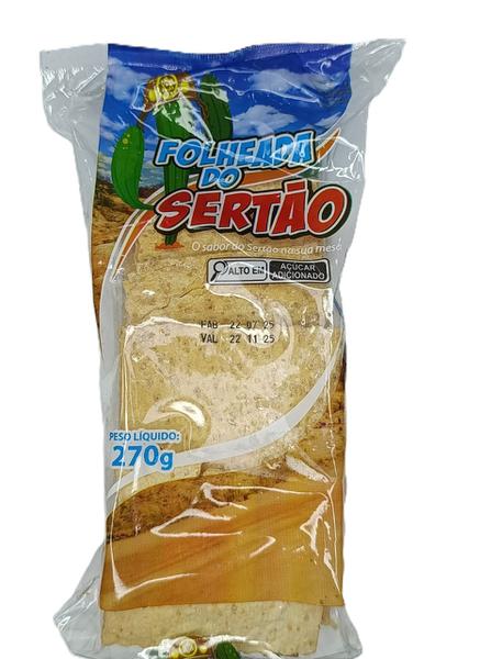 BOLACHA SERTAOZINHO FOLHEADA 270G