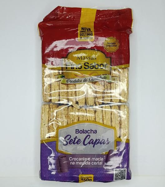 BOLACHA SETE CAPAS FINO SABOR 250G