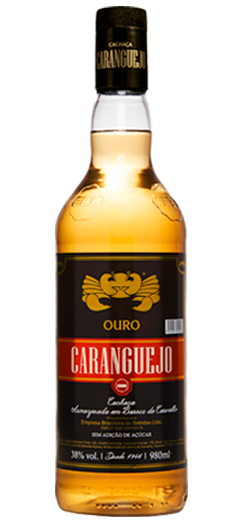 CACHACA CARANGUEJO OURO 980ML