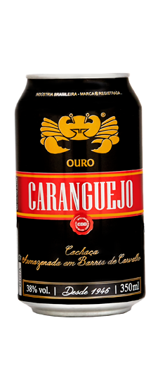 CACHACA CARANGUEJO OURO LATA 350ML