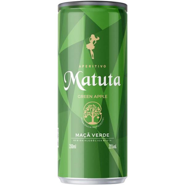 CACHACA MATUTA GREN APPLE LATA 350ML