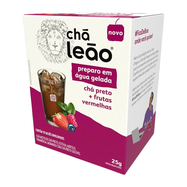 CHA GELADO COLD PRETO FRUTAS VERMELHAS 12X10UND