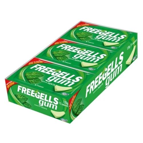 CHICLE FREEGELLS GUM MENTA DP