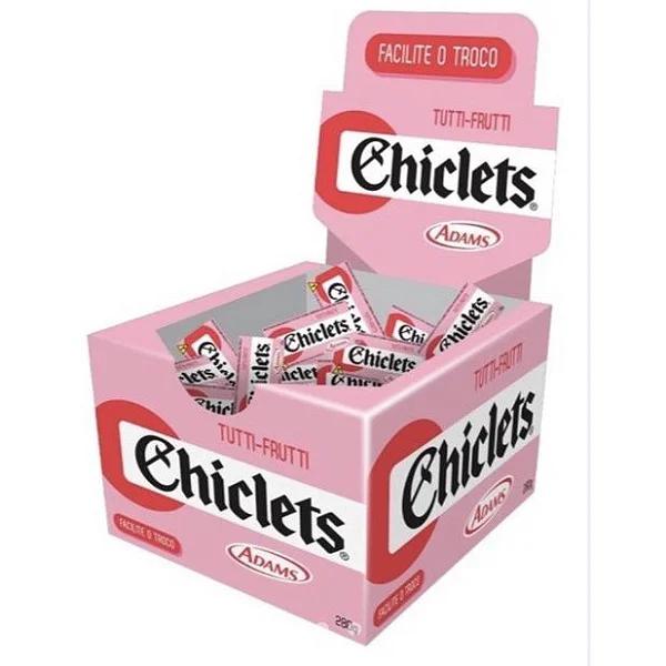 CHICLETE CHICLETS TUTTI FRUTTI 100UND