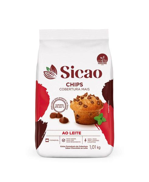 COBERTURA CHIPS AO LEITE SICAO 10X1.01KG