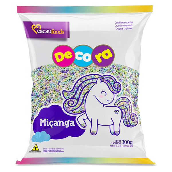 CONFEITO MICANGA COLORI BEBE DECORA 300G