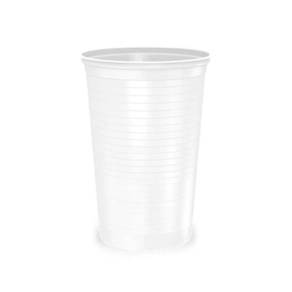 COPO DESC BRANCO MINAPLAST CERVEJA 250ML