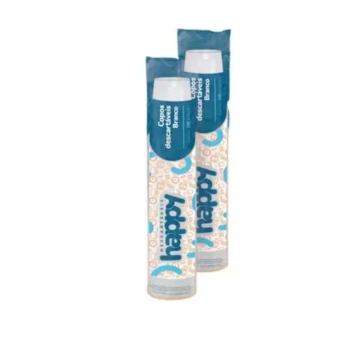 COPO DESC TRANSP AGUA 150ML HAPPY 100UND
