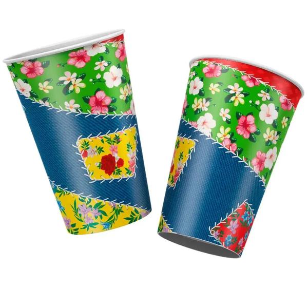 COPO PAPEL 180 ML ARRAIA REGINA 08 UN