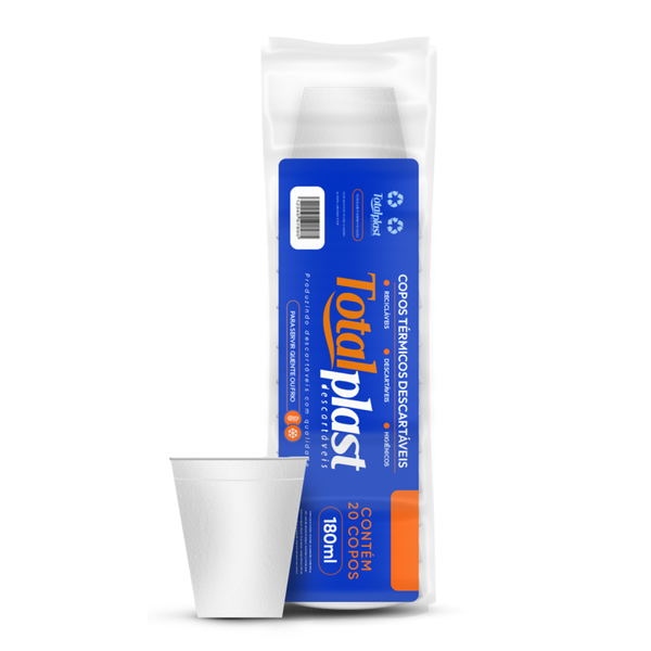 COPOS TERMI DESCARTAVE 180ML TOTALP 20UN