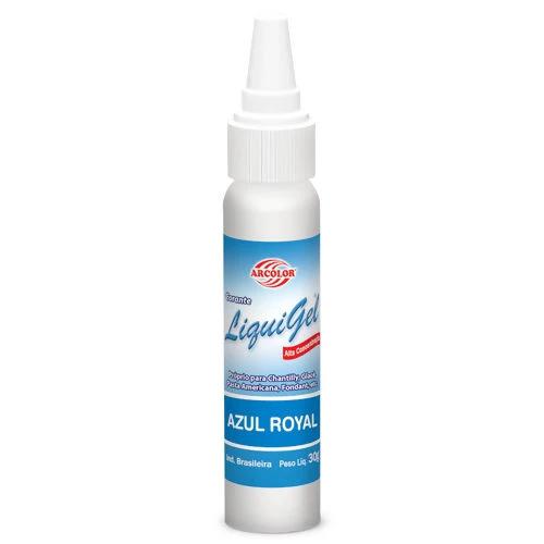 CORANTE LIQUIGEL 30G AZUL ROYAL ARCOLOR