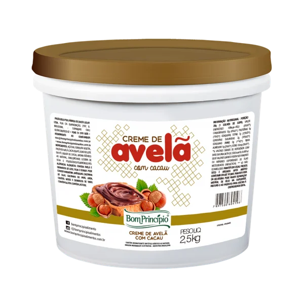 CREME D AVELA C CACAU BOM PRINCIPI 2,5KG