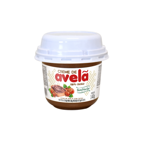 CREME D AVELA C CACAU BOM PRINCIPIO 140G