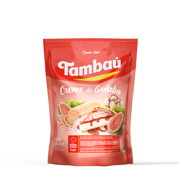 CREME DE GOIABA TAMBAU SACHE 2,5KG