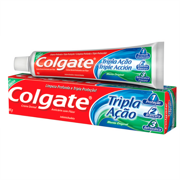 CREME DENTAL COLGATE TRIPLA ACAO MENTA 1