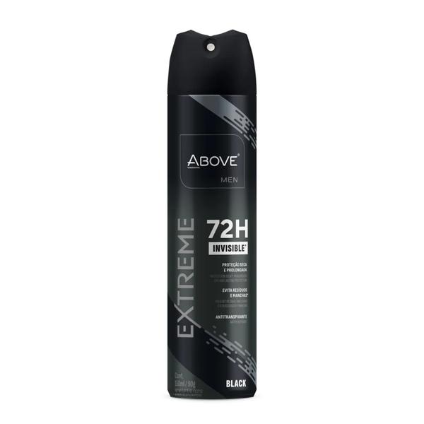 DESODORANTE ABOVE 72H EXTREM BLACK 150ML