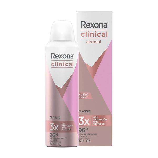 DESODORANTE REXONA AEROSOL CLINICAL CLAS
