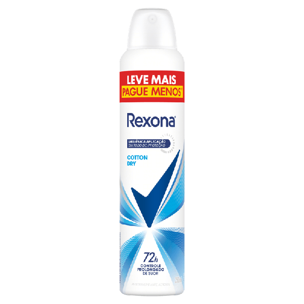 DESODORANTE REXONA AEROSOL WOMEN COTTON