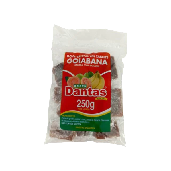 DOCE DANTAS GOIABANANA CRISTAL 250G