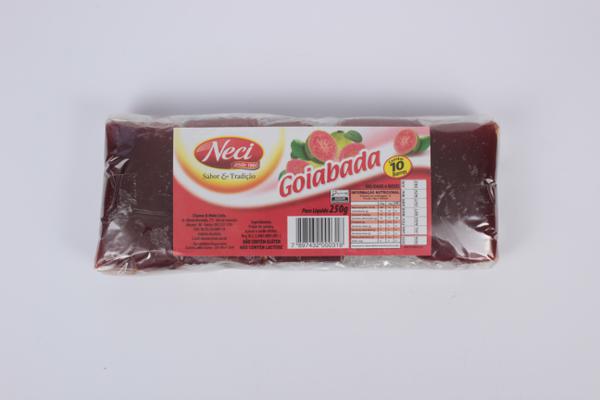 DOCE NECI EM BARRA GOIABA 250G