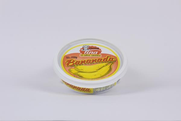 DOCE POLY TINA SAB BANANA 250G