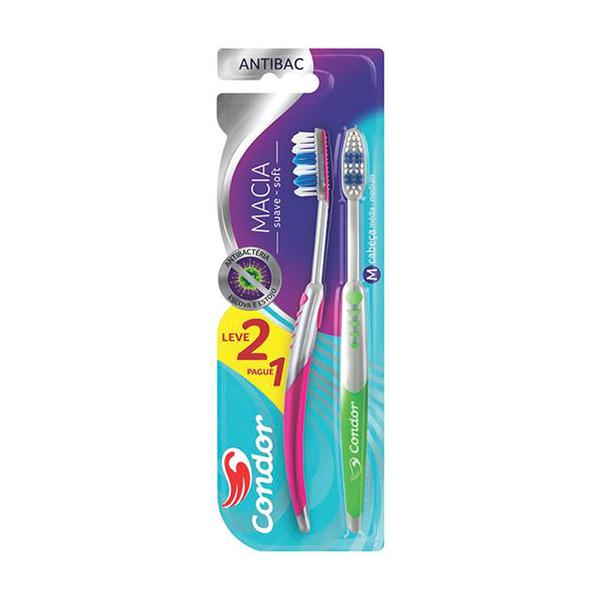 ESCOVA DENT CONDOR ANTIBACT LV2PG1