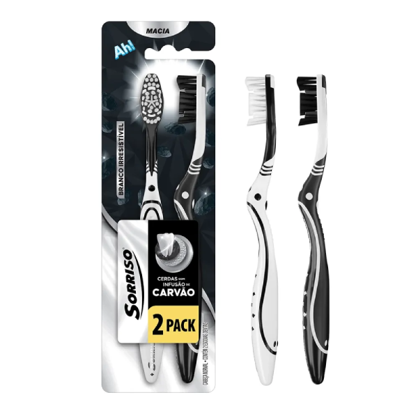 ESCOVA DENTAL SORRISO CARVAO 2UND