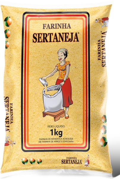 FARINHA D MANDIOCA AMARELA SERTANEJA 1KG