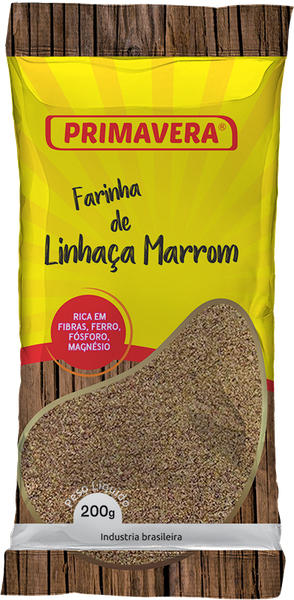 FARINHA DE LINHACA MARROM PRIMAVERA 200G