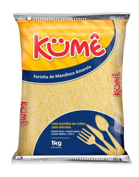 FARINHA DE MANDIOCA AMARELA KUME 1KG